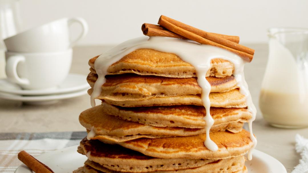 Cinnamon Roll Pancakes