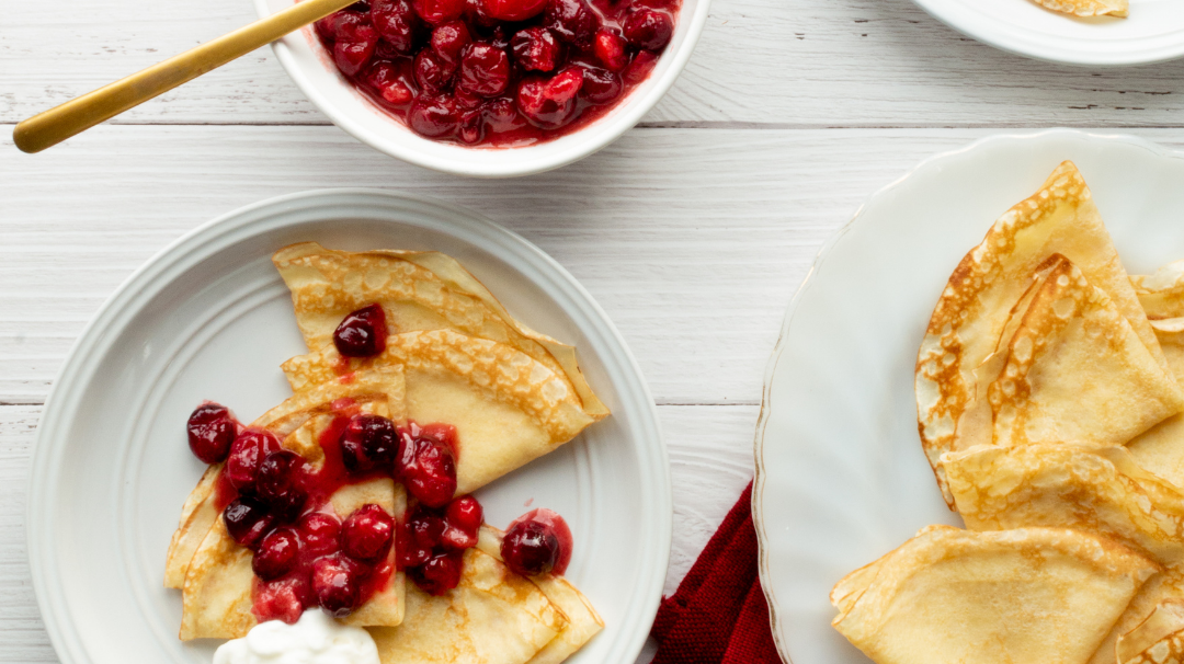 Cranberry Crepes