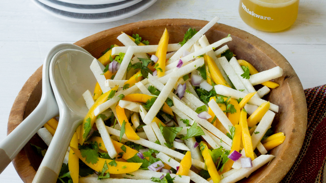 Mexican Jicama Mango Slaw