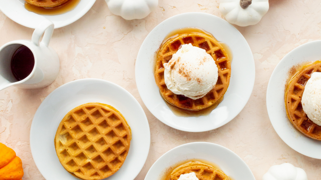 Pumpkin Pie Waffles