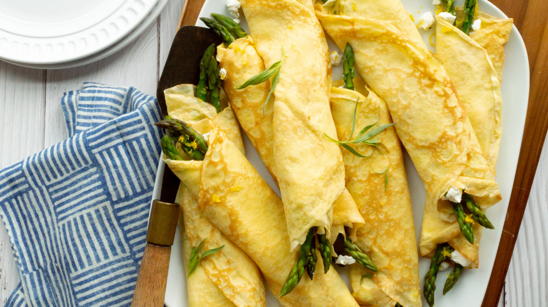 Savory Springtime French Crepes