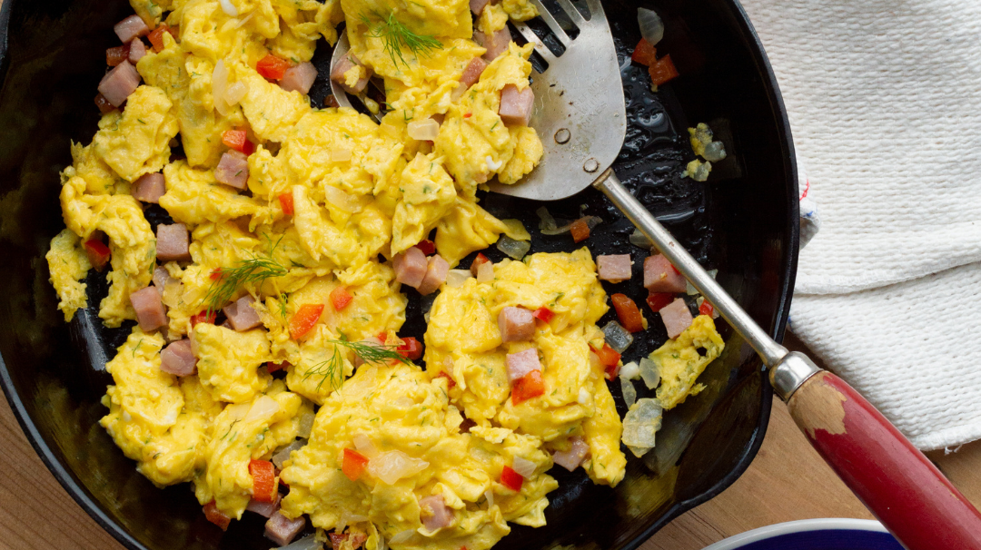 Smoky Scrambled Eggs