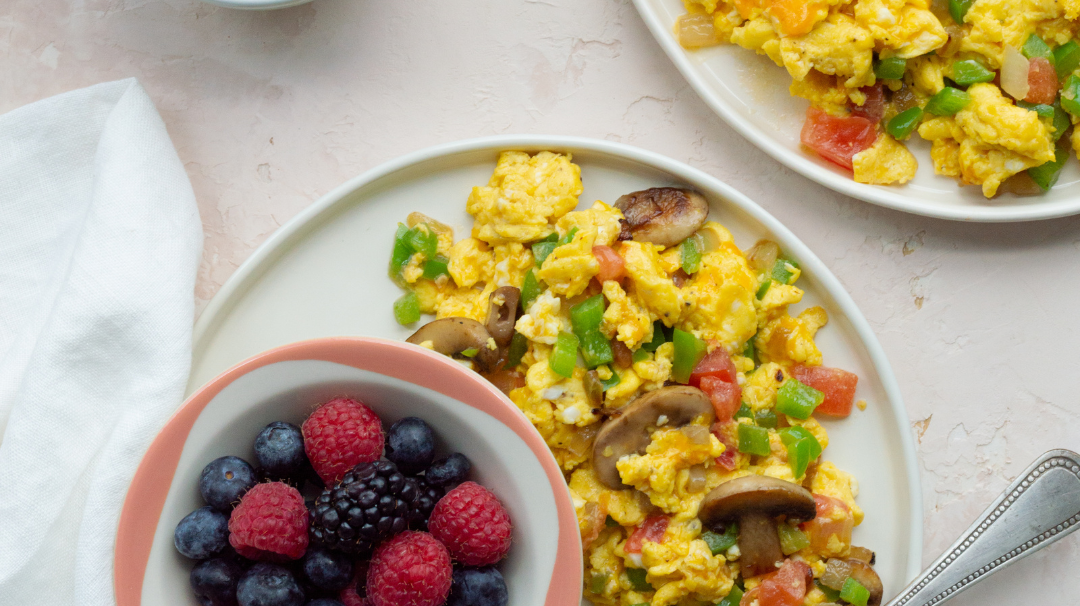 Veggie Scrambled Eggs