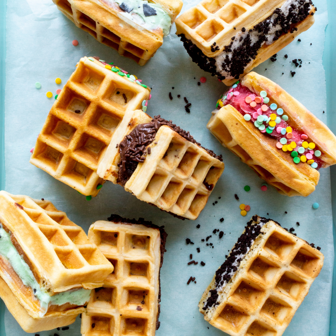 Waffle Ice Cream Sandwiches – Whiskware