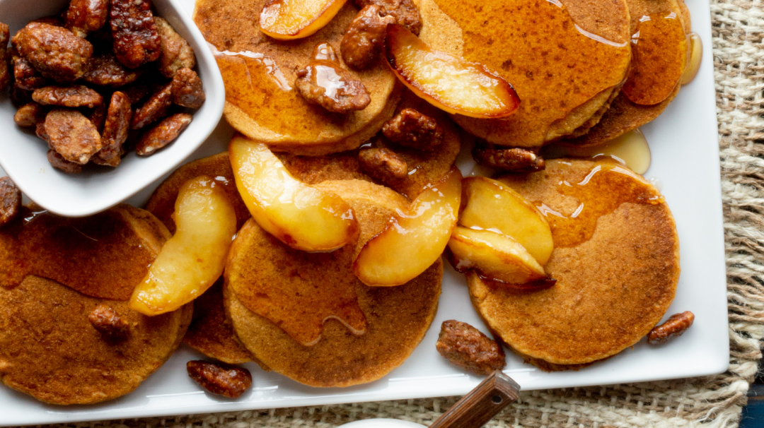Whole Wheat Sweet Potato Pancakes