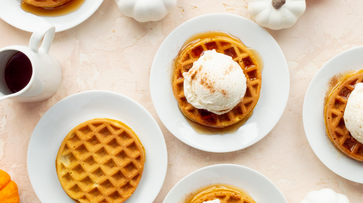 Pumpkin Pie Waffles