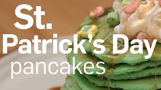 St. Patrick's Day Pancakes