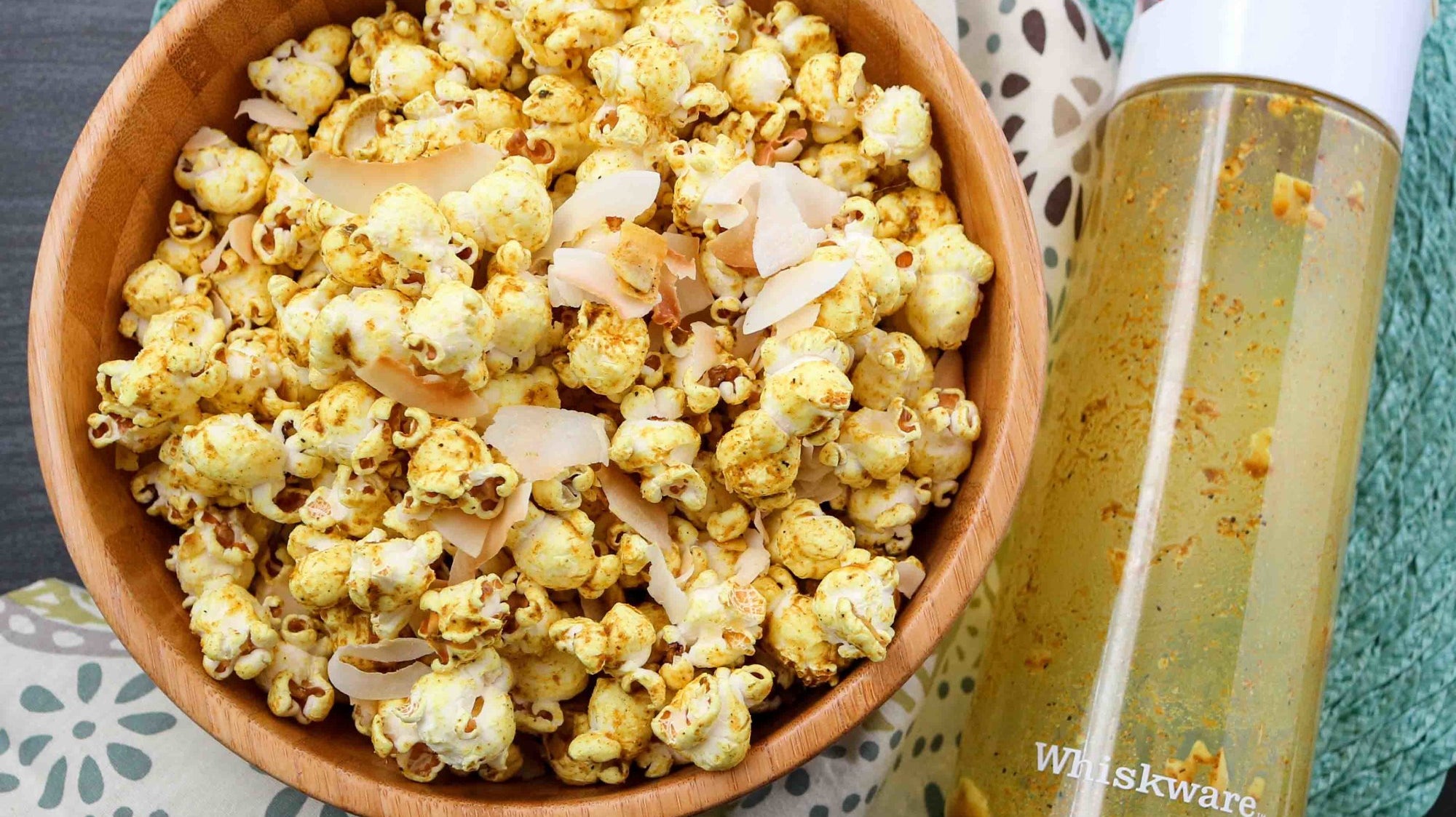 Coconut Curry Popcorn