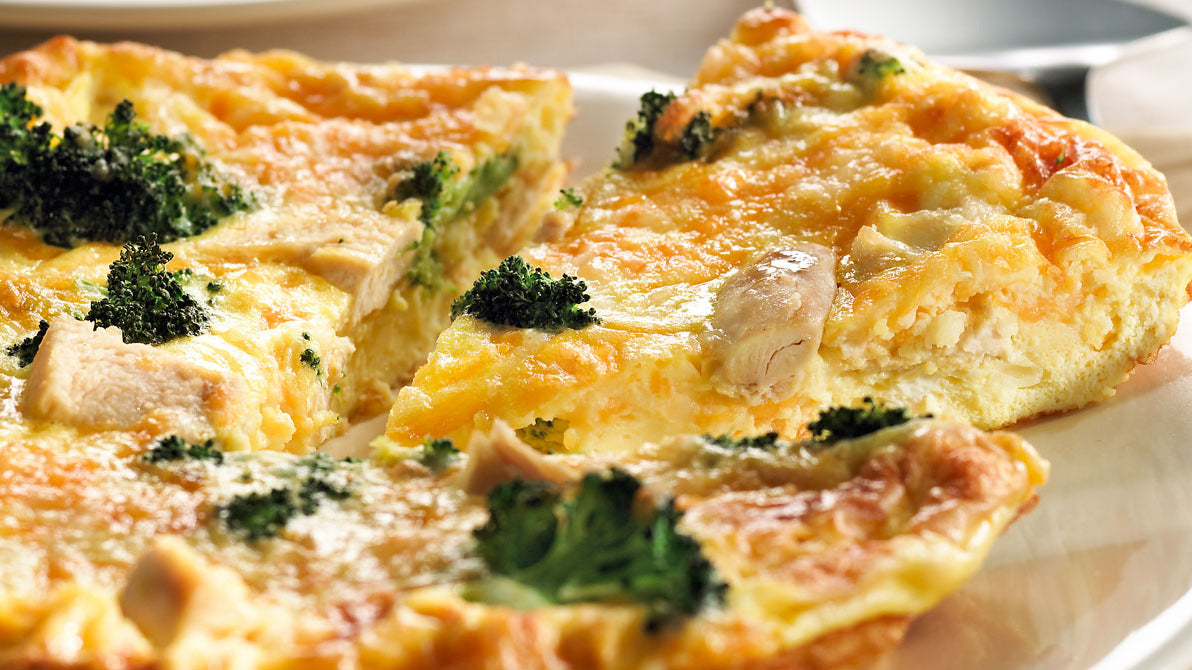 Potato, Ham and Spinach Frittata