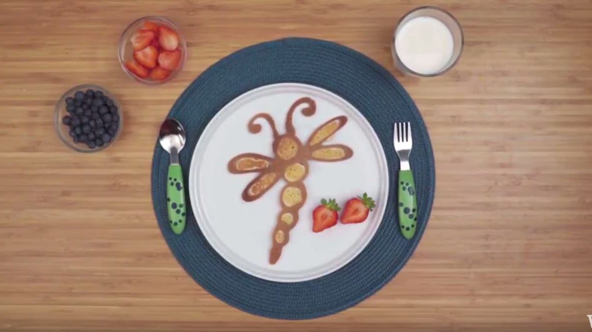 Pancake Art: Dragonfly