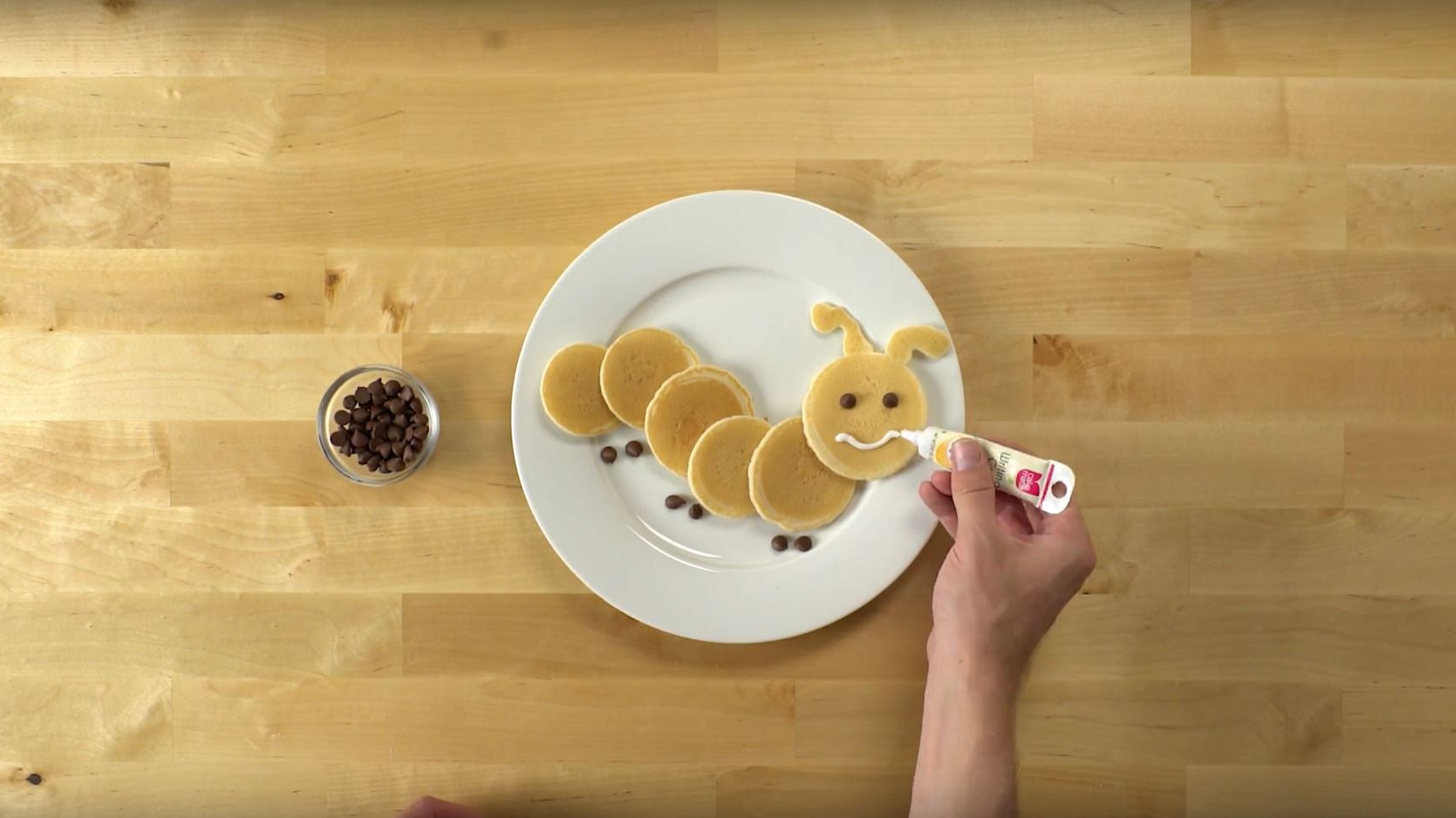 How To Make Pancake Art: Caterpillar