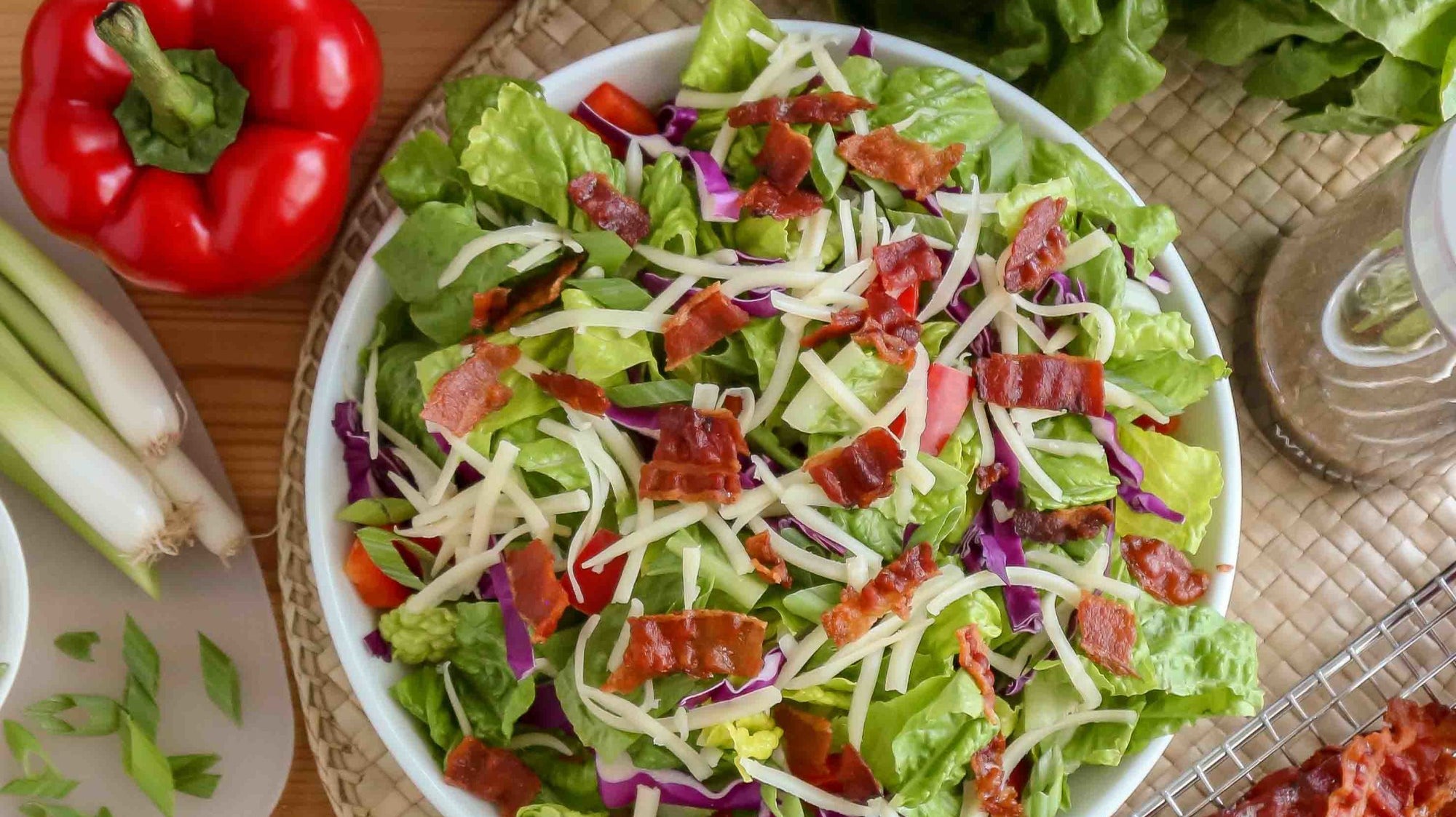 Bacon and Cheddar Chopped Salad