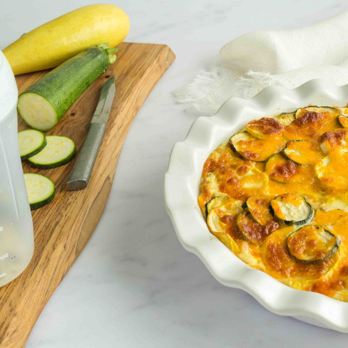 Crustless Summer Squash Quiche &ndash; Whiskware