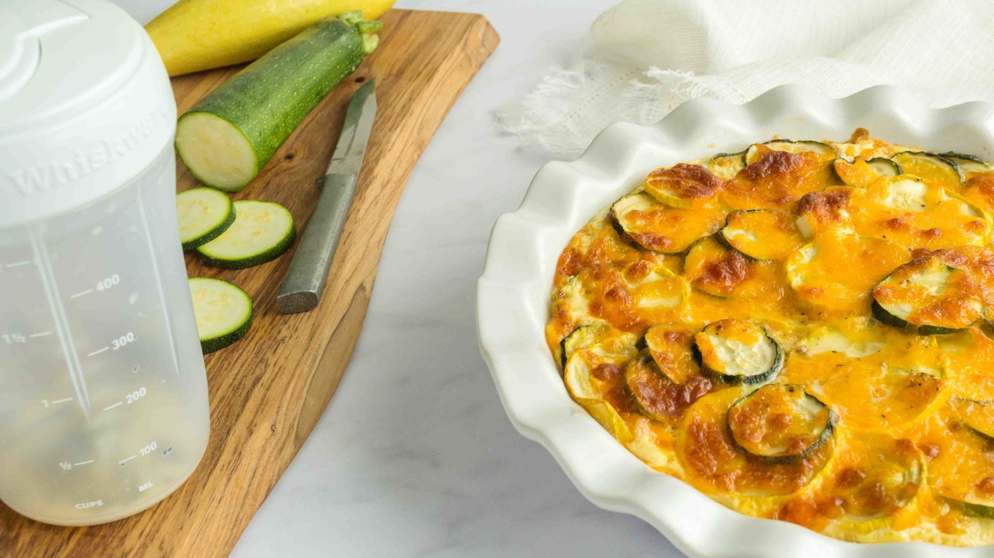 Crustless Summer Squash Quiche