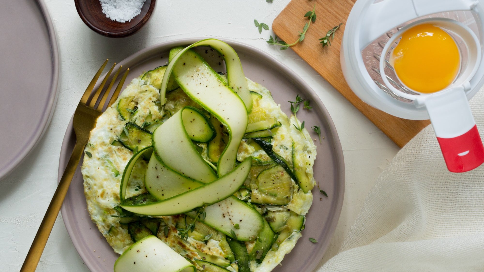 Zucchini Egg White Frittata