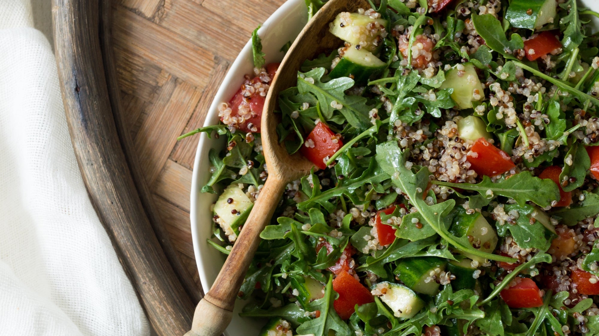 Tomato, Cucumber and Quinoa Salad