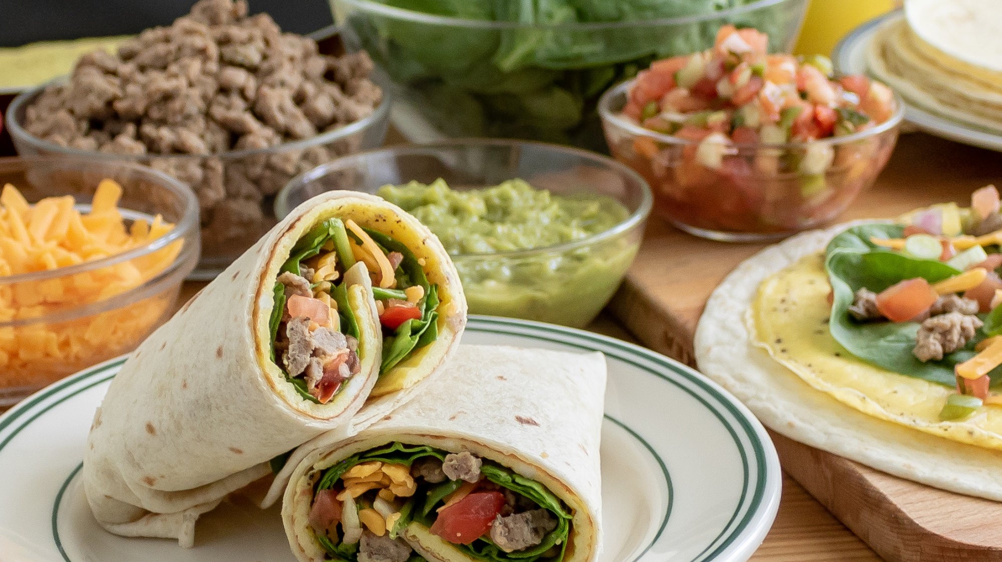 Easy Morning Egg Rollups