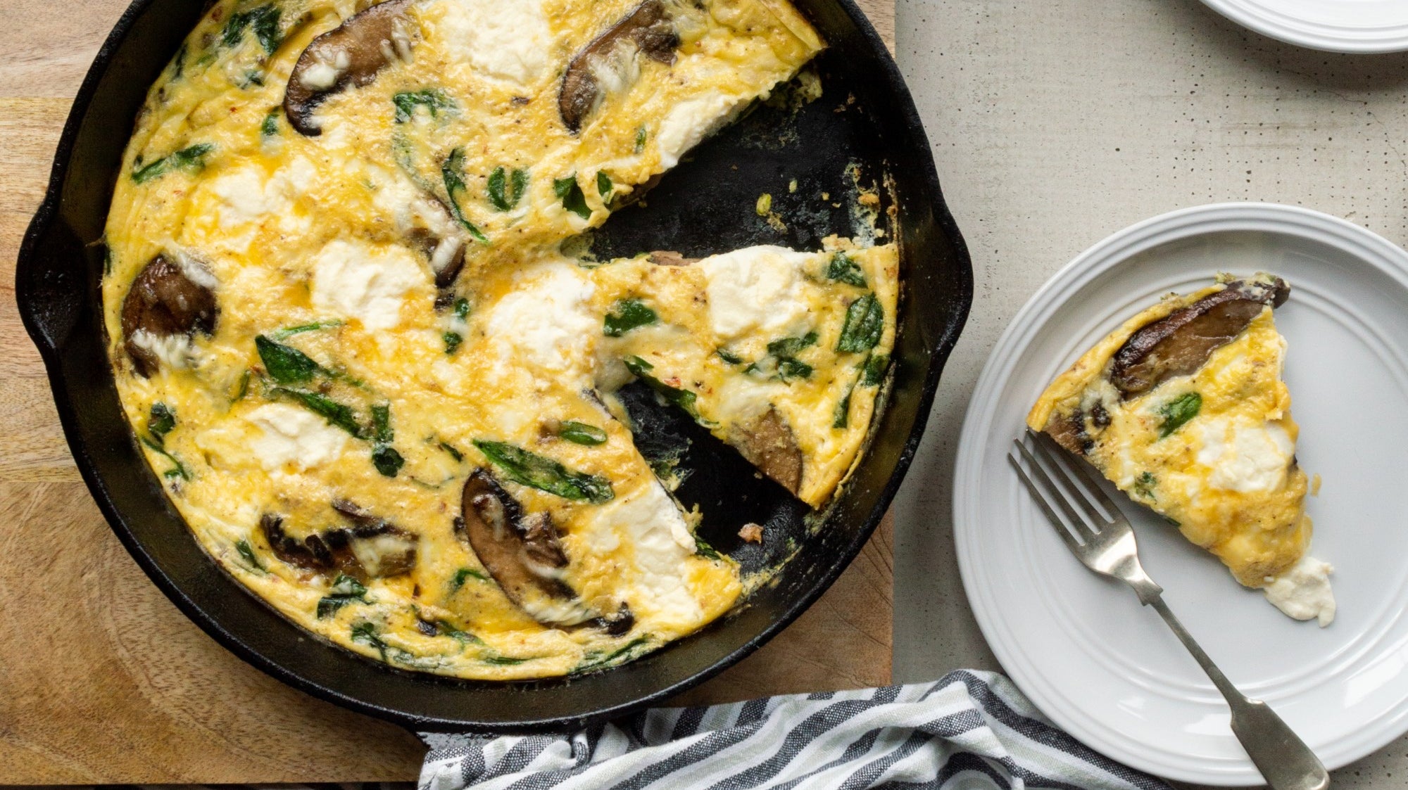 Spinach Ricotta Frittata