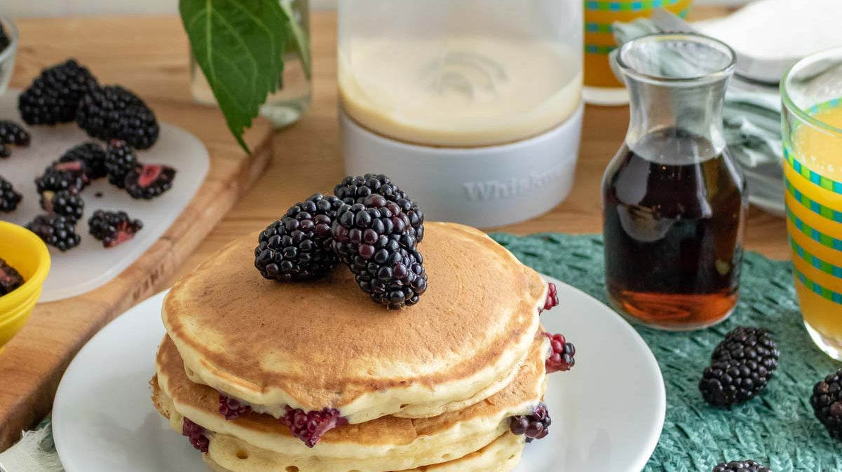 Blackberry Buttermilk Pancakes