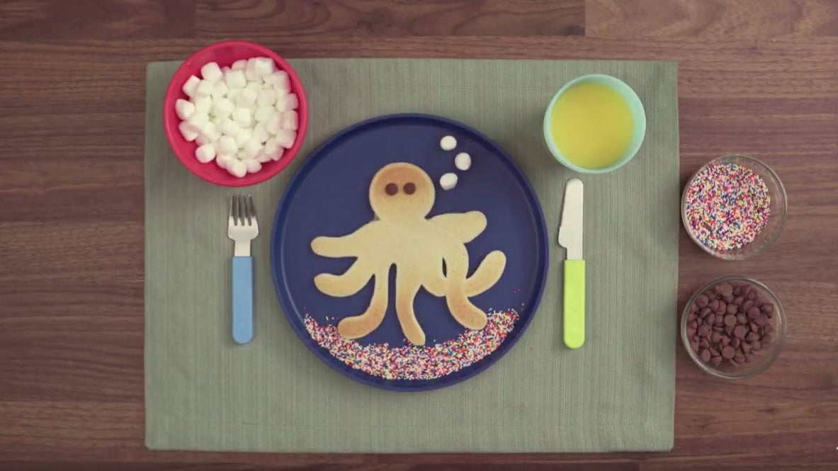 Pancake Art: Octopus
