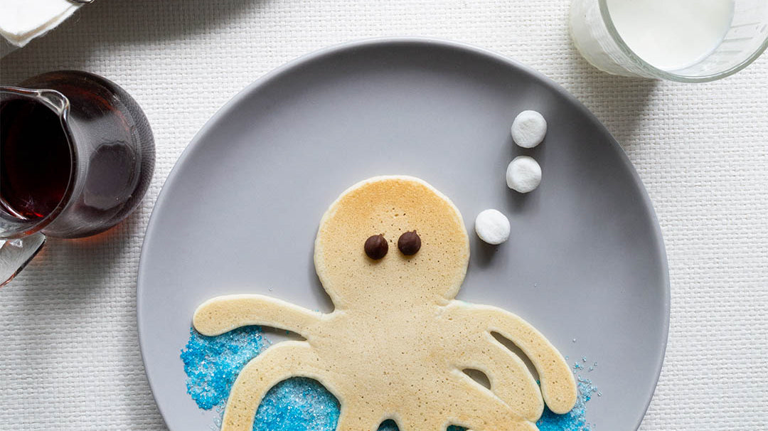 How To Make Pancake Art: Octopus