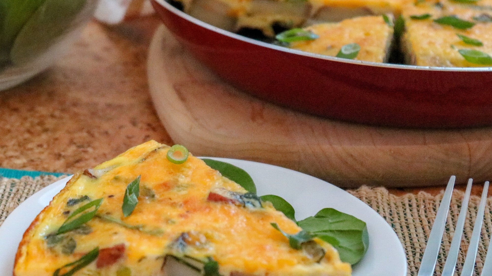Spinach and Potato Frittata