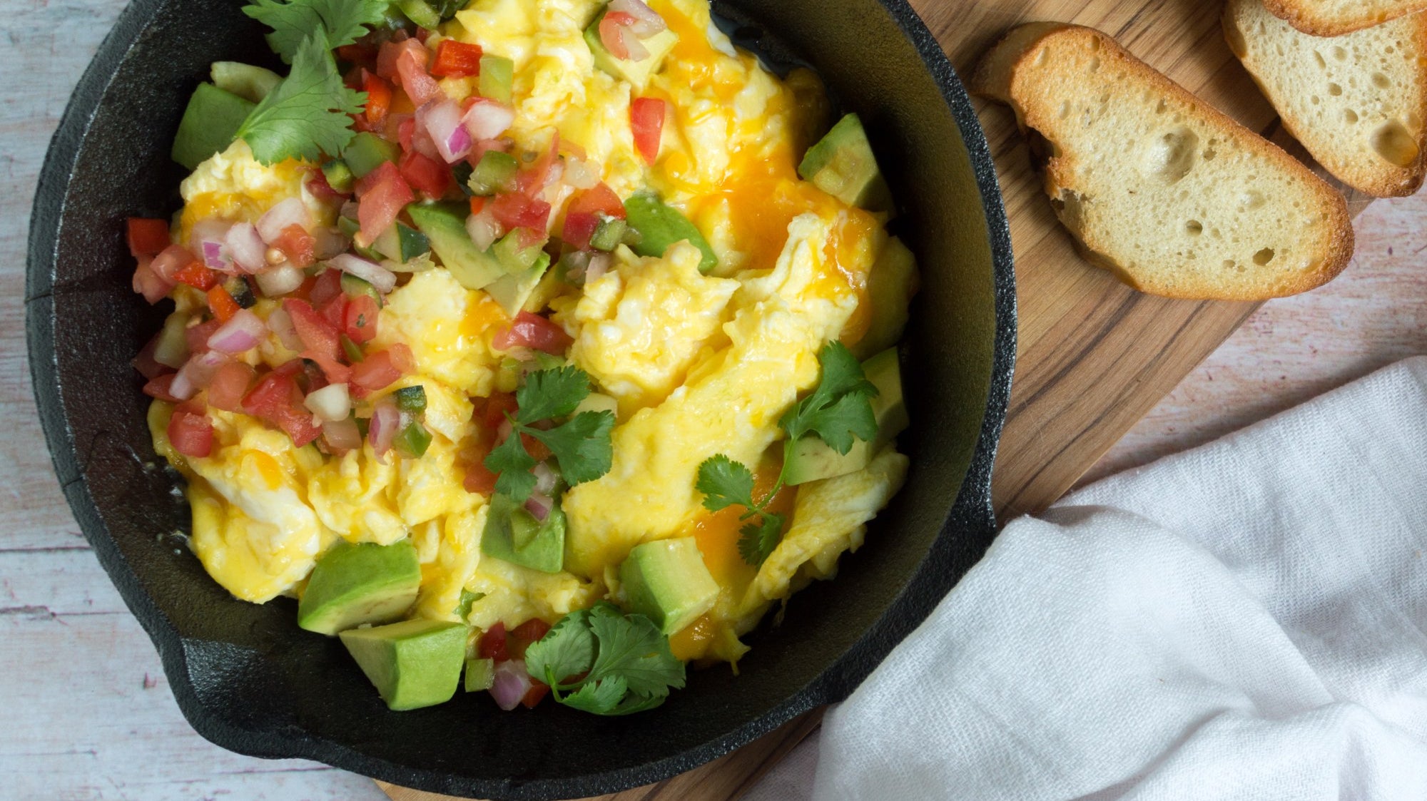 Avocado Salsa Scramble