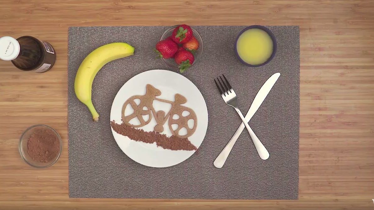 How To Make Pancake Art: Bicycle