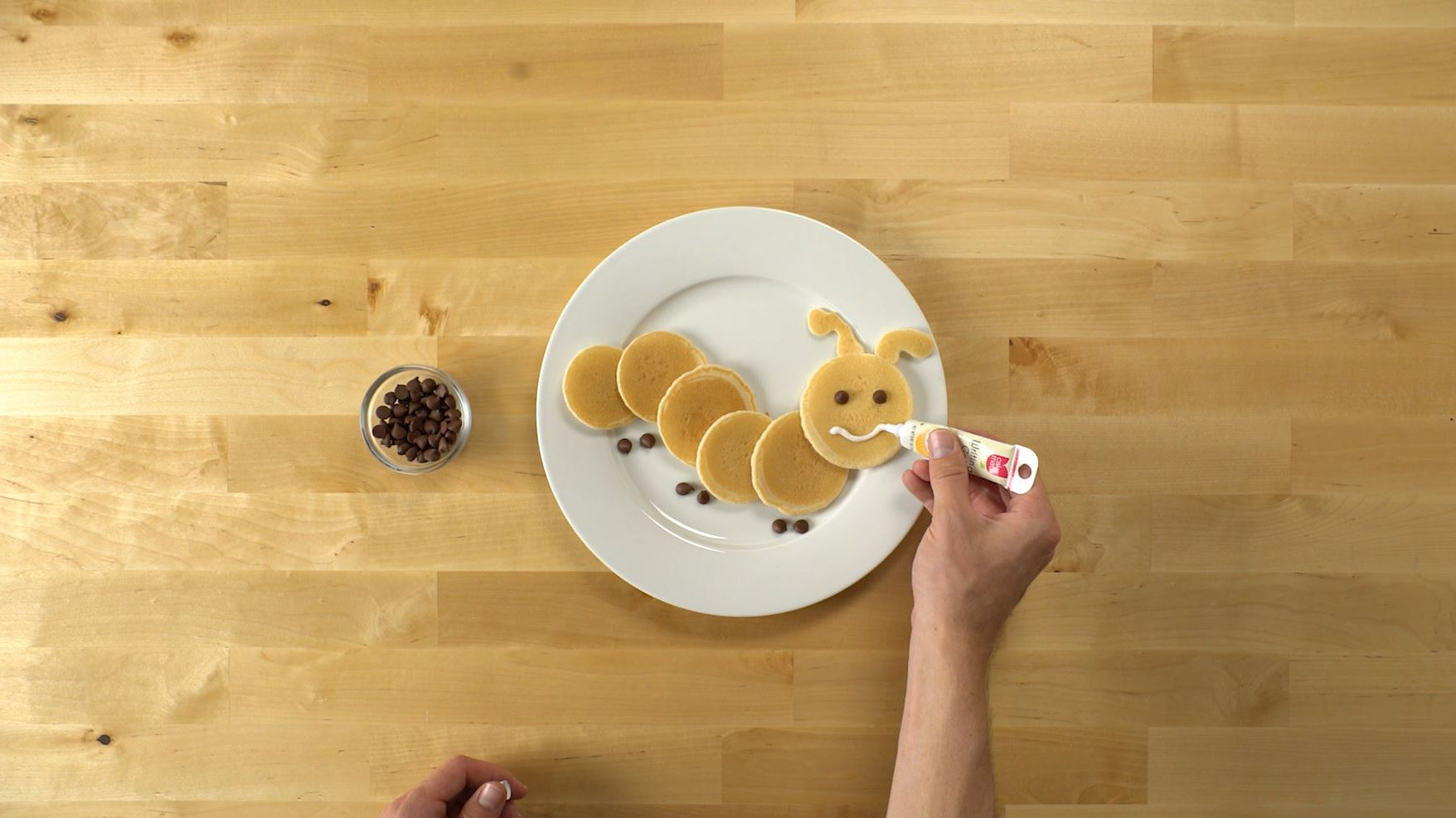 Pancake Art: Caterpillar