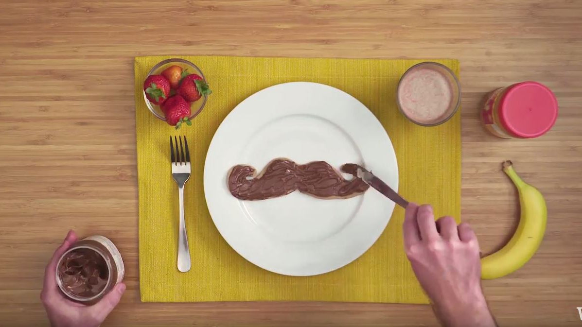 How To Make Pancake Art: Mustache