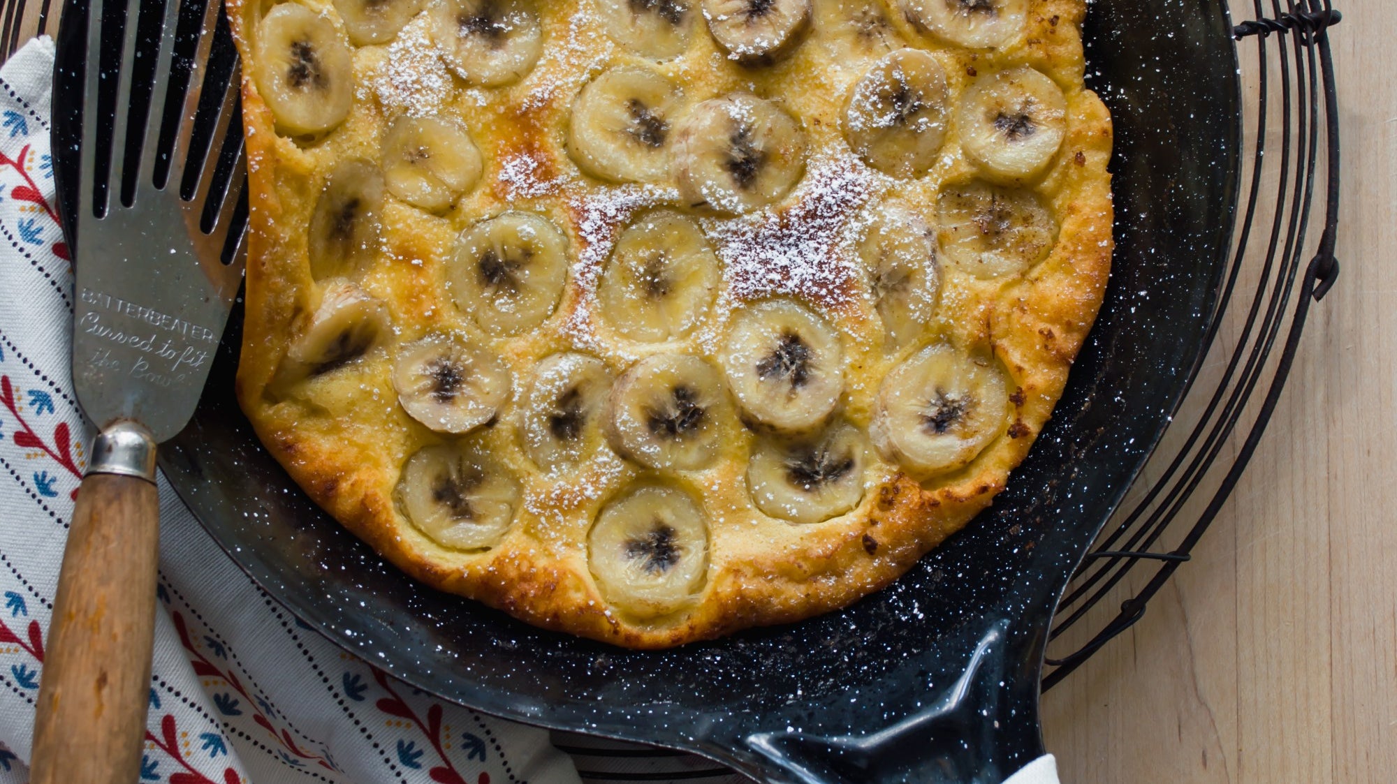 Skillet Banana Souffle