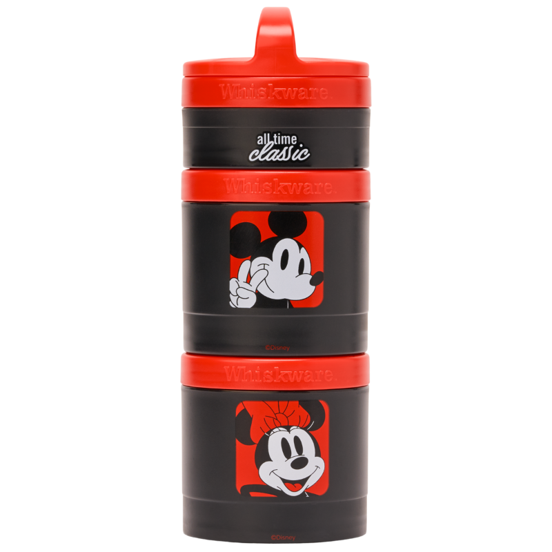 Stackable containers with Mickey Mouse design