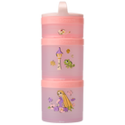 Stackable snack container with cartoon Disney's Rapunzel characters.