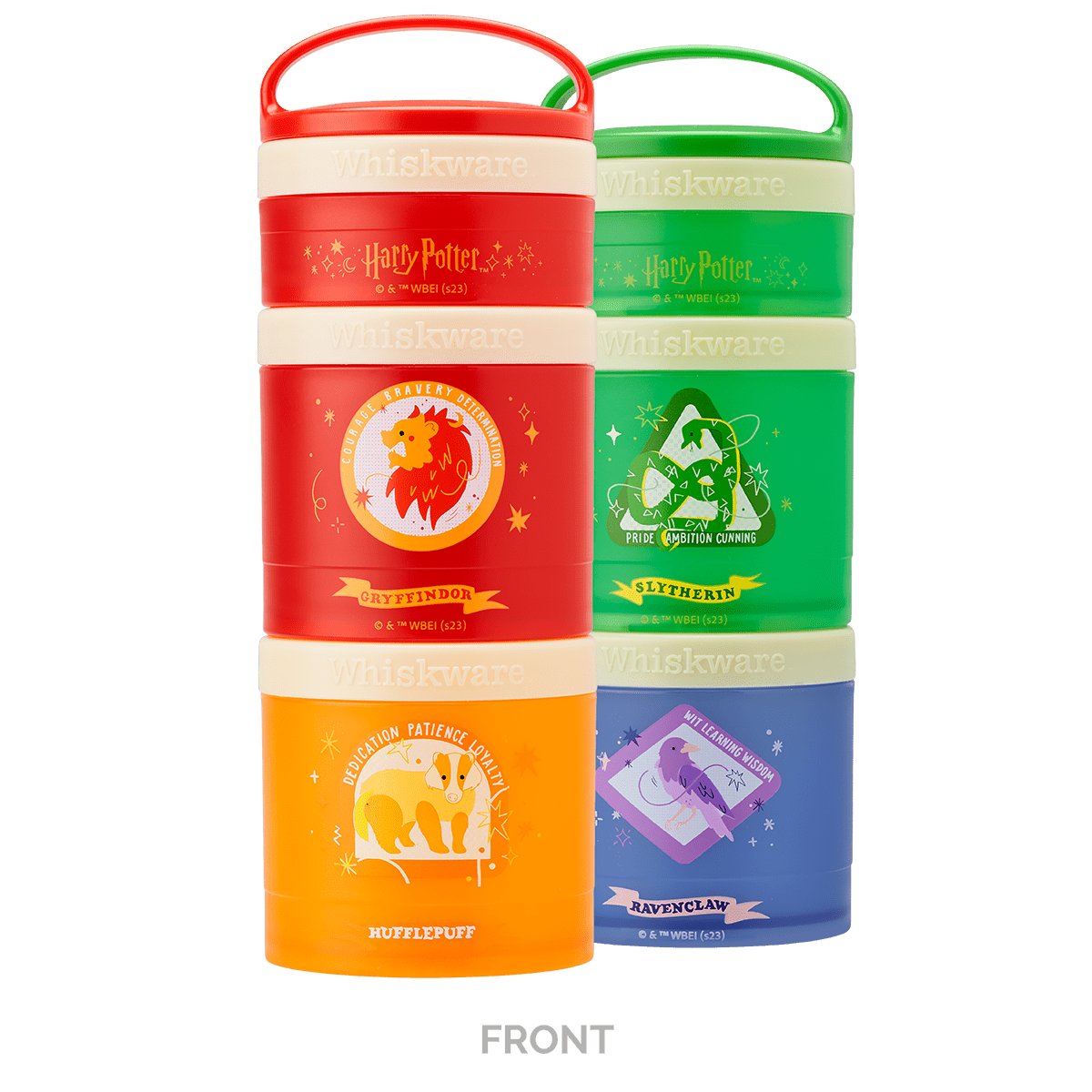 Whiskware Harry Potter Snack Containers Houses — 2-Pack