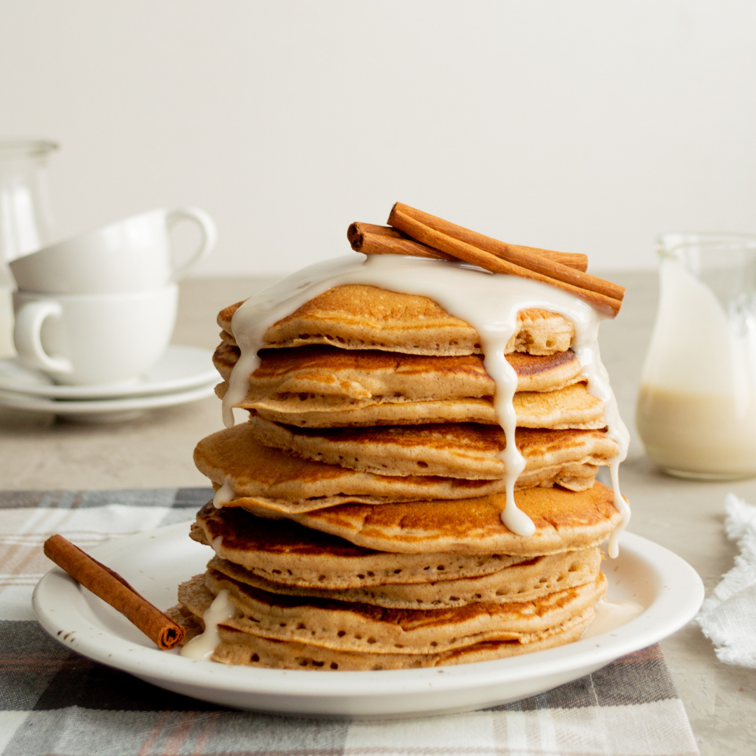 Cinnamon Roll Pancakes