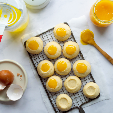 Lemon Curd Cookie Sandwiches