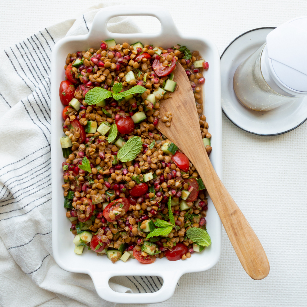 Lentil Pomegranate Salad