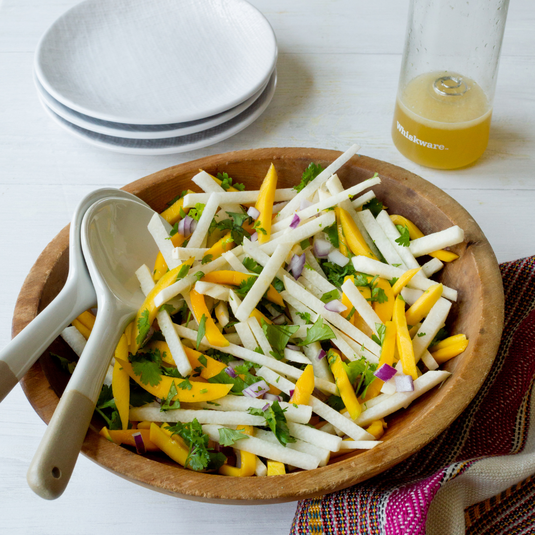 Mexican Jicama Mango Slaw