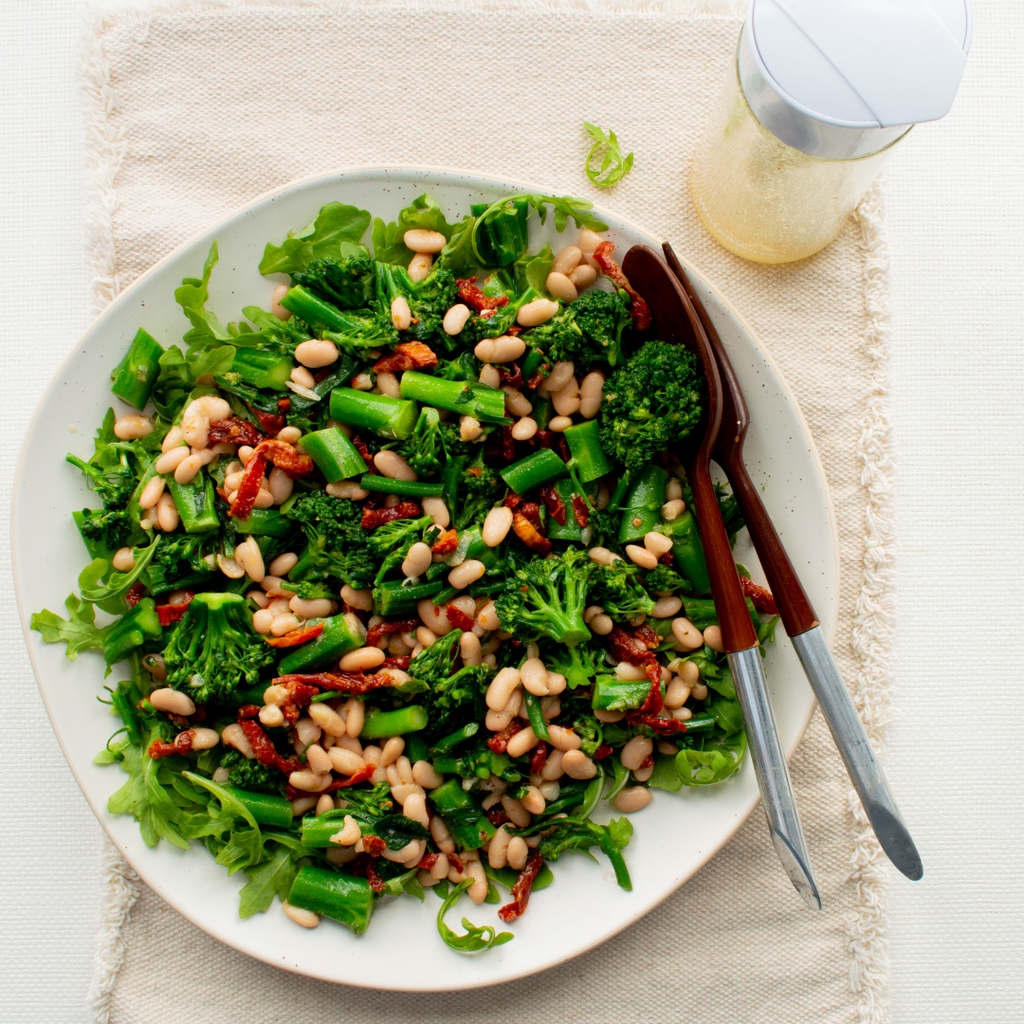 Red, White, and Green Winter Salad