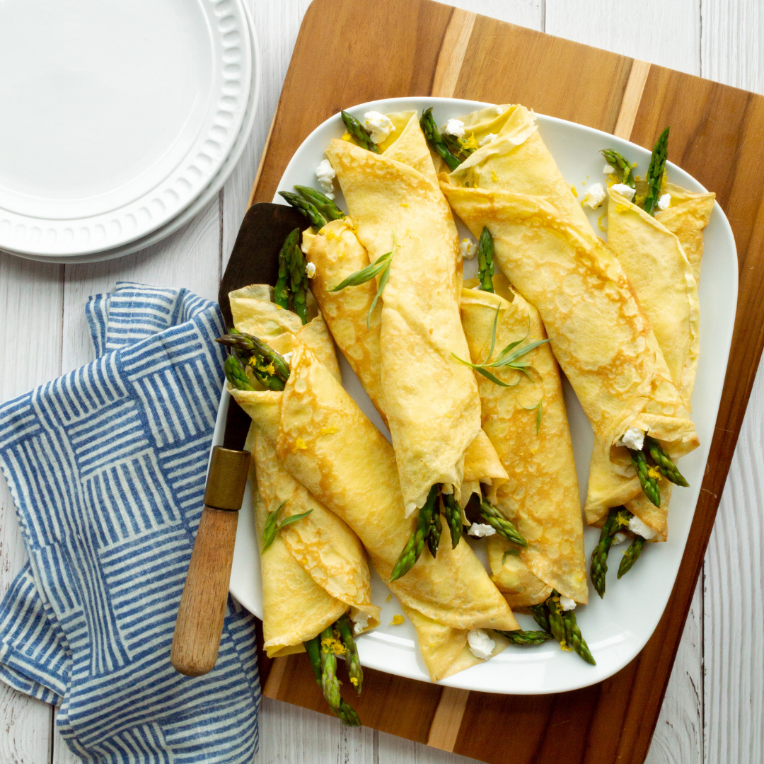 Savory Springtime French Crepes