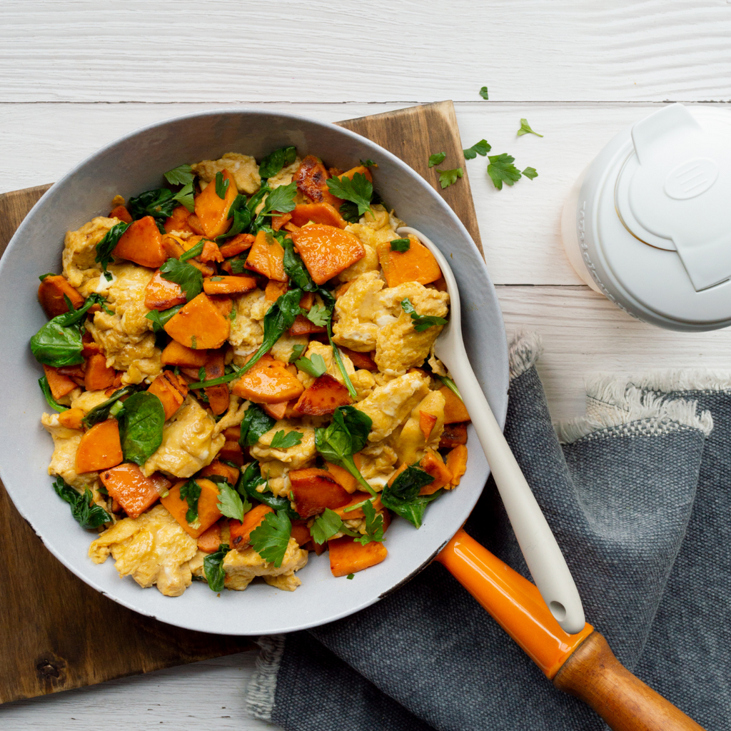 Sweet Potato Spanish Scramble