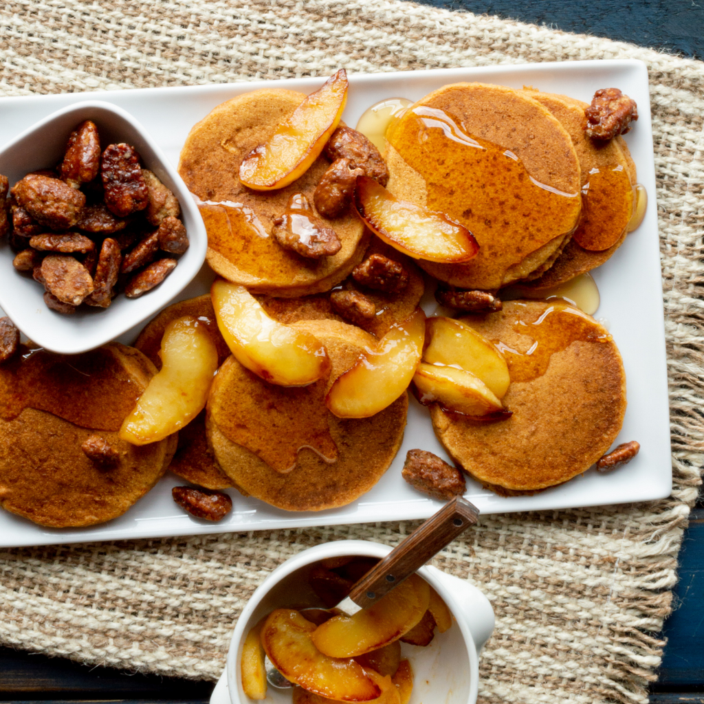 Whole Wheat Sweet Potato Pancakes