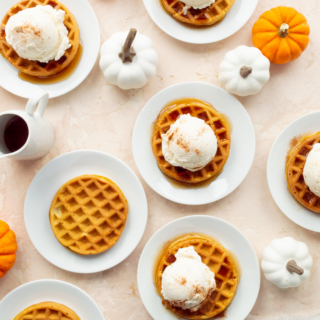 Pumpkin Pie Waffles