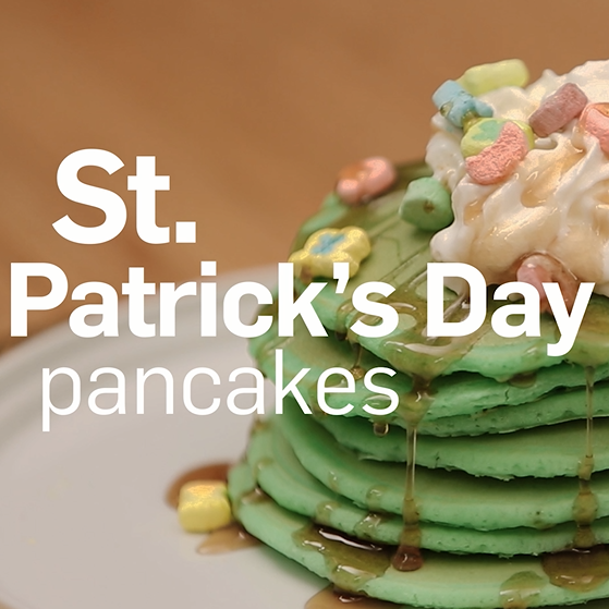 St. Patrick's Day Pancakes