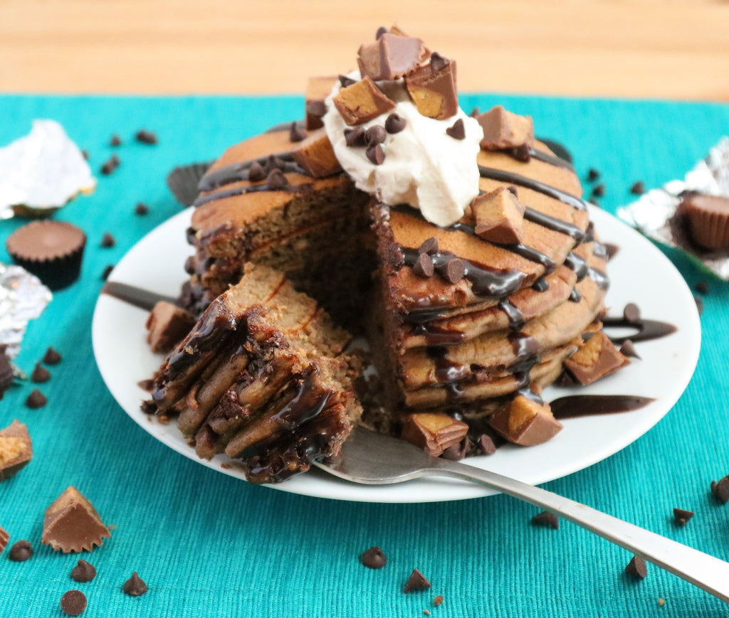 Triple Chocolate Pancakes