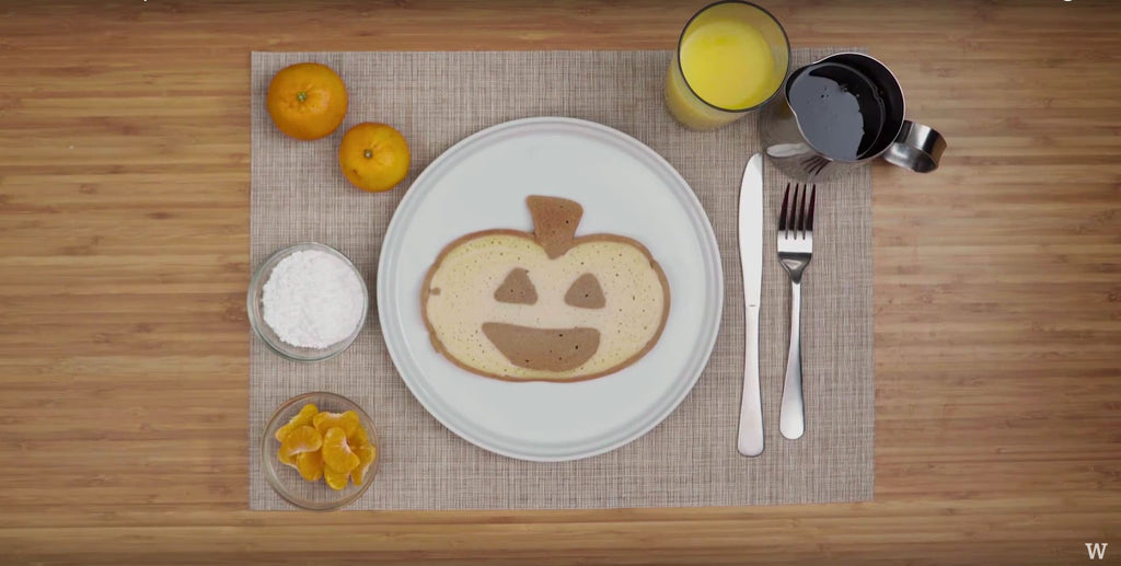 How To Make Pancake Art: Pumpkin