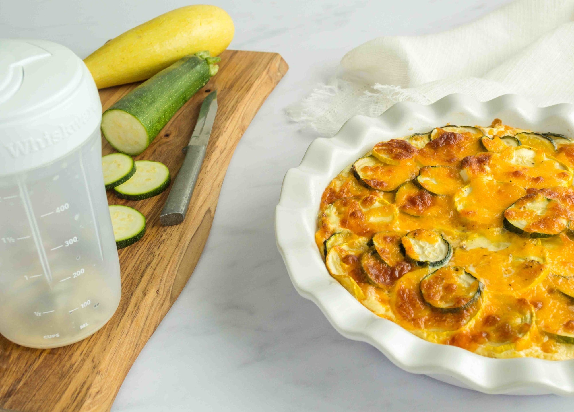 Crustless Summer Squash Quiche