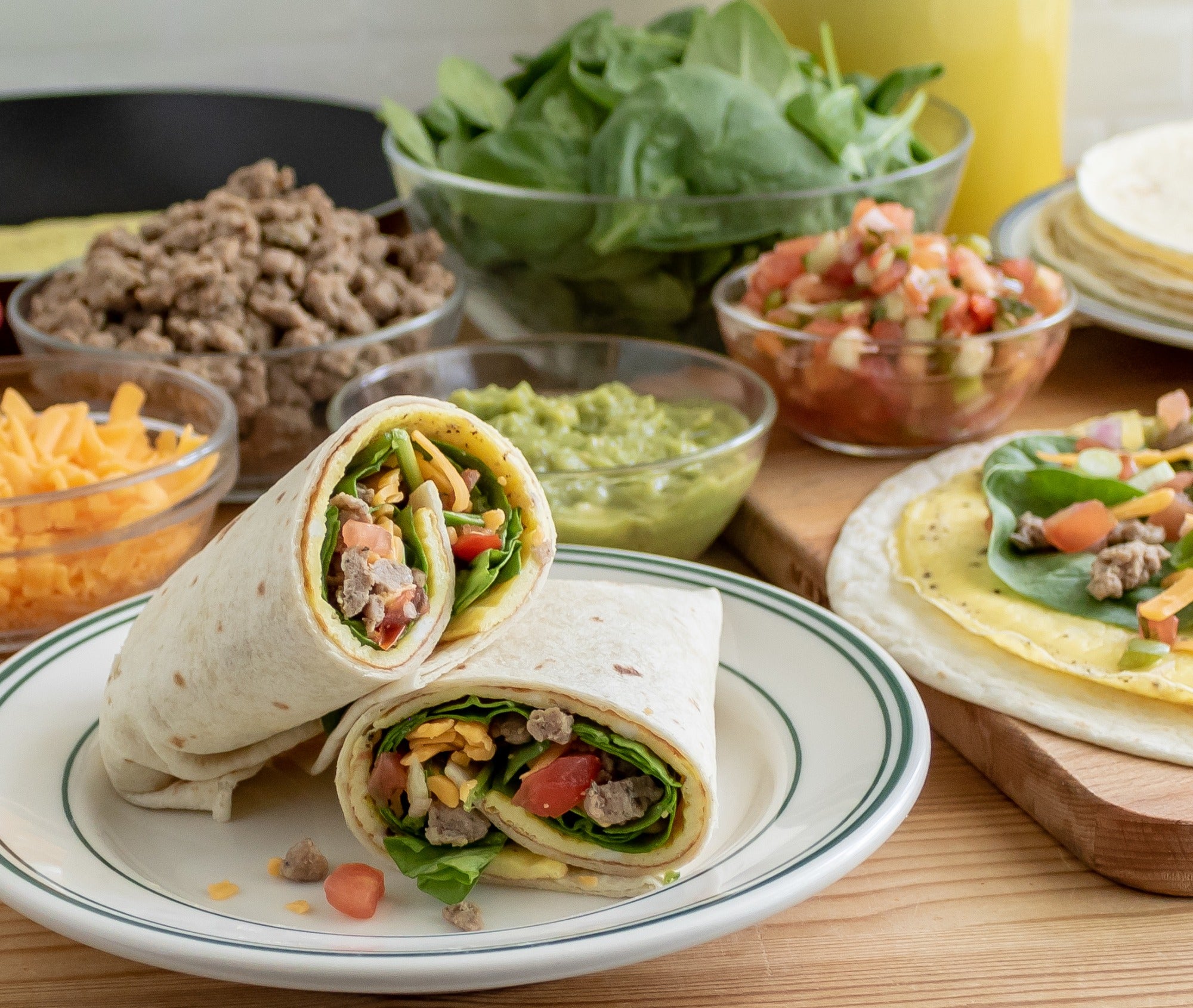 Easy Morning Egg Rollups