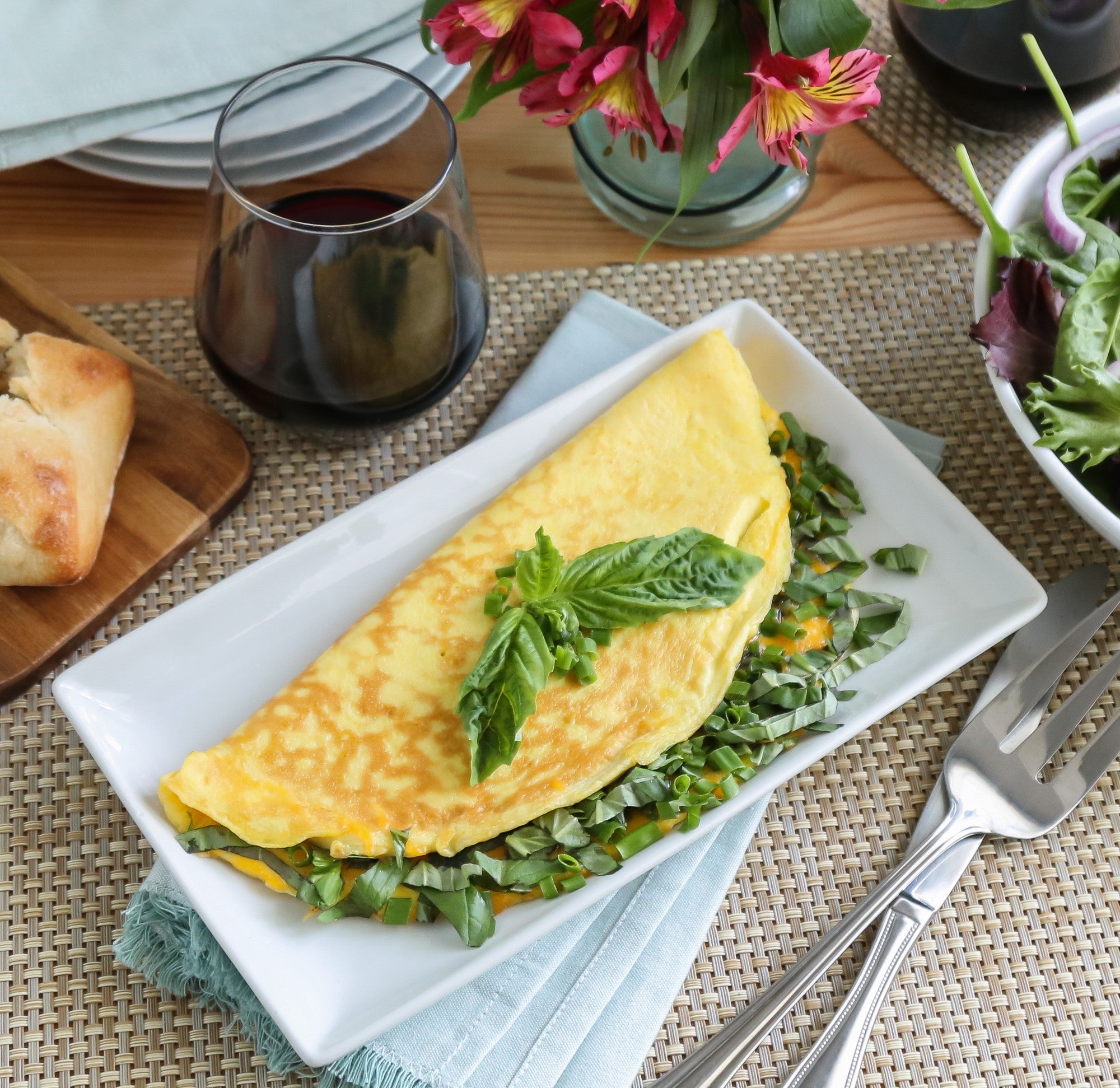 Summer Herb Omelet