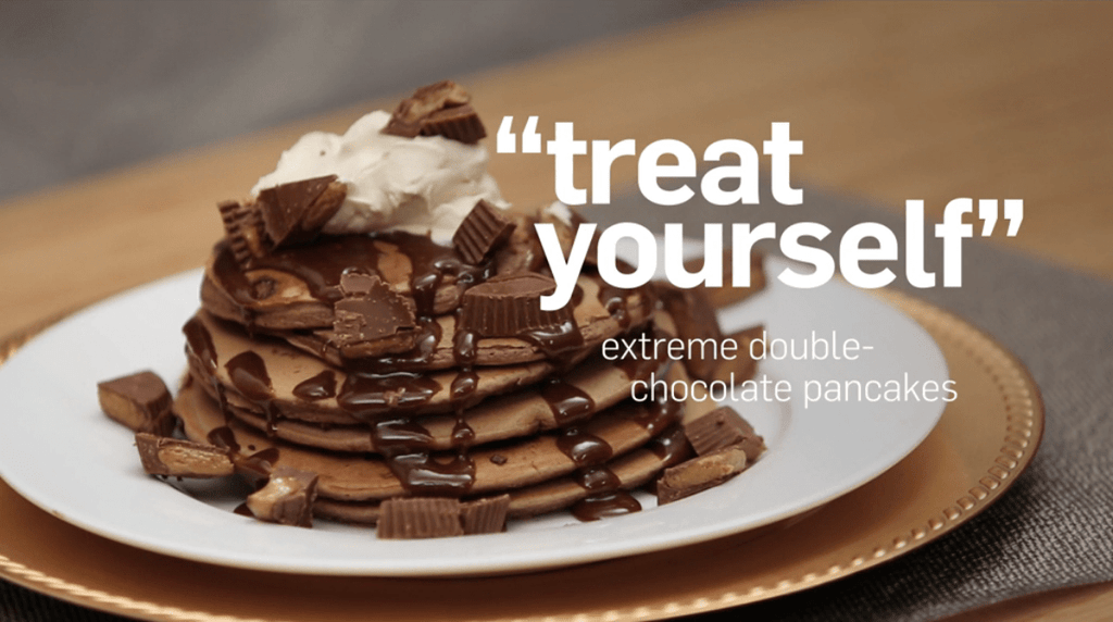 Treat Yourself Extreme Double Chocolate Pancakes